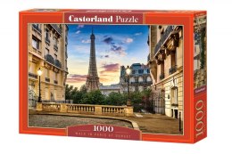 Puzzle 1000 elementów Spacer po Paryżu o zachodzie słońca Castor