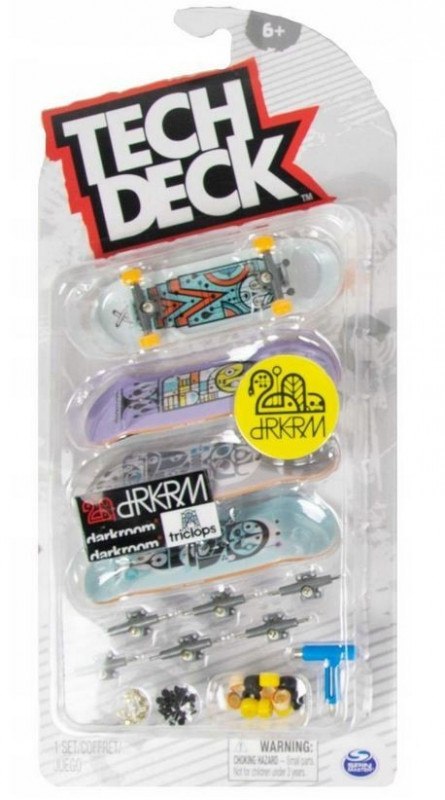 Tech Deck fingerboard - zestaw 4pk Darkroom Spin Master