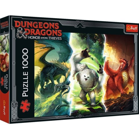 Puzzle 1000 elementów Legendarne potwory z Faerun Dungeons & Dragons Trefl