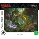 Puzzle 1000 elementów UFT Zielony smok Dungeons & Dragons Trefl