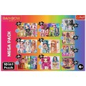 Puzzle 10in1 Kolekcja modnych laleczek Rainbow High Trefl