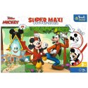 Puzzle 24 elementy SUPER MAXI Wesoły Domek i przyjaciele, Mickey Trefl