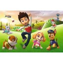 Puzzle 60 elementów XXL Super Shape Uśmiechnięte pieski Paw Patrol Trefl