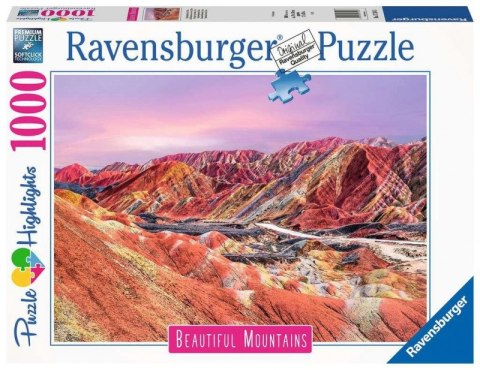 Puzzle 1000 elementów Góry Tęczowe Ravensburger Polska