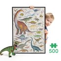 Puzzle 500 elementów Puzzlove Dinozaury CzuCzu