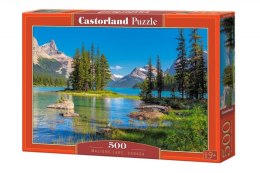 Puzzle 500 elementów Jezioro Maligne Kanada Castor