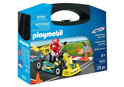 Zestaw figurek Action 9322 Skrzyneczka Gokart Playmobil