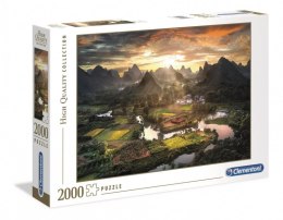 Puzzle 2000 elementów HQ Chiński pejzaż Clementoni