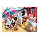 Puzzle 4w1 Minnie z przyjaciółmi Trefl