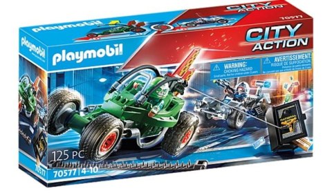 Zestaw z figurkami City Action 70577 Policyjny Gokart Playmobil