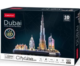 Puzzle 3D LED Dubaj Cubic Fun