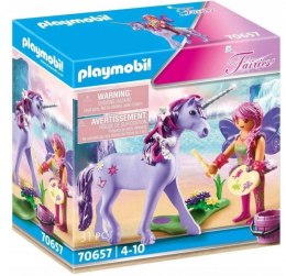 Fairies 70657 Wróżka z ozdobami i jednorożcem Playmobil