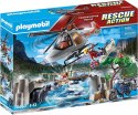 Zestaw figurek Rescue Action 70663 Misja śmigłowca w kanionie Playmobil