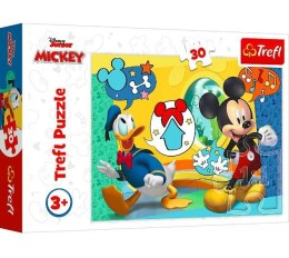 Puzzle 30 elementów Myszka Miki i Wesoły Domek Mickey Trefl