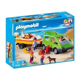 Klocki Family Fun 4144 Rodzinny van z przyczepą do łodzi Playmobil