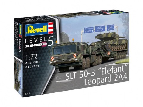 Model plastikowy SLT 50-3 Elefant + Leopard 2A4 Revell