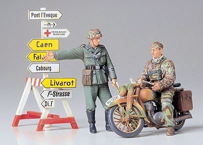 Zestaw German Motorcycle Orderly Set Tamiya