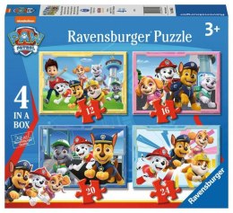 Puzzle 4w1 Drużyna Psi Patrol Ravensburger Polska