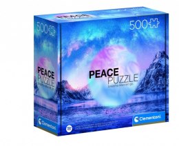 Puzzle 500 elementów Peace Collection Light Blue Clementoni