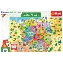 Puzzle 54 elementów Edukacyjne Mapa Polski Trefl