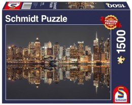 Puzzle Premium Quality 1500 elementów Nowy Jork nocą Schmidt