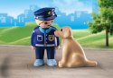 Figurki 1.2.3 70408 Policjant z psem Playmobil