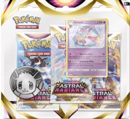 Karty Astral Radiance 3-Pack Blister Sylveon Pokemon TCG