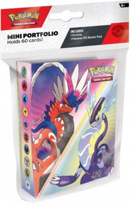 Karty Scarlet & Violet - Mini Portfolio na 60 kart + booster Pokemon TCG