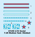 Model plastikowy T-28 radziecki czołg średni (welded) Trumpeter