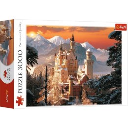 Puzzle 3000 elementów, Zamek Neuschwanstein Zimą Trefl