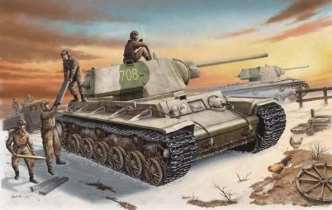 TRUMPETER Russia KV-1 mo del 1942 Trumpeter