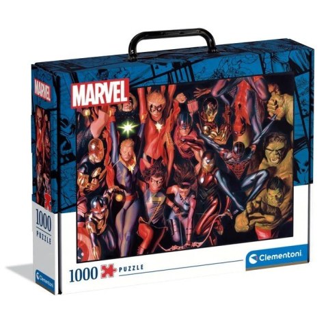 Puzzle 1000 elementów Brief Case Marvel Clementoni