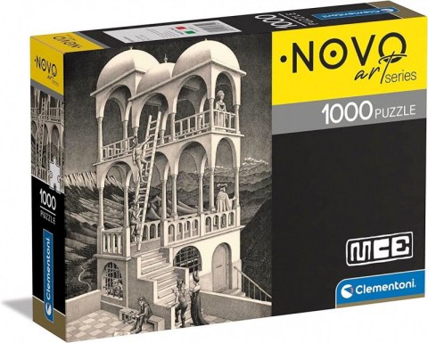 Puzzle 1000 elementów Compact Art Collection Escher Belvedere Clementoni