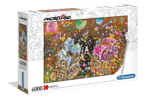 Puzzle 6000 elementów Mordillo The Kiss Clementoni