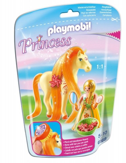 Zestaw figurek Princess 6168 Konik do czesania Sunny Playmobil