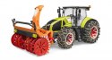 Traktor Claas Axion 950 z plugiem snieznym BRUDER