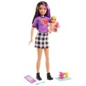 Lalka Barbie Opiekunka + bobas + akcesoria GRP11 Mattel