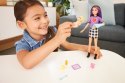 Lalka Barbie Opiekunka + bobas + akcesoria GRP11 Mattel