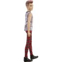 Lalka Barbie Fashionistas Ken Spodnie czerwona kratka Mattel