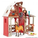 Zestaw z figurką Mustang: Duch wolności Stajnia i koń Mattel