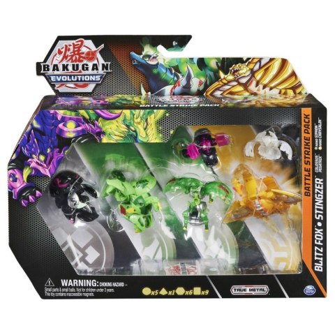 Figurki Bakugan Evolustions Mega rozgrywka Pack 2 Spin Master