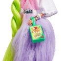 Lalka Barbie Extra Biała tunika Neonowe zielone włosy Mattel