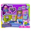 Lalka Barbie Extra Mała lalka + zwierzątka Zestaw Mattel