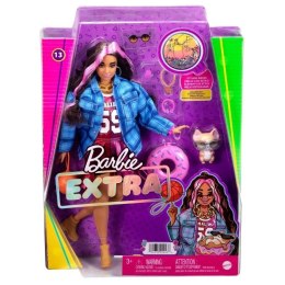 Lalka Barbie Extra Sportowa sukienka/Czarno-różowe włosy Mattel