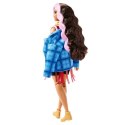 Lalka Barbie Extra Sportowa sukienka/Czarno-różowe włosy Mattel
