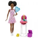 Lalka Barbie Skipper Klub Opiekunek Krzesełko Mini Urodziny GRP41 Mattel