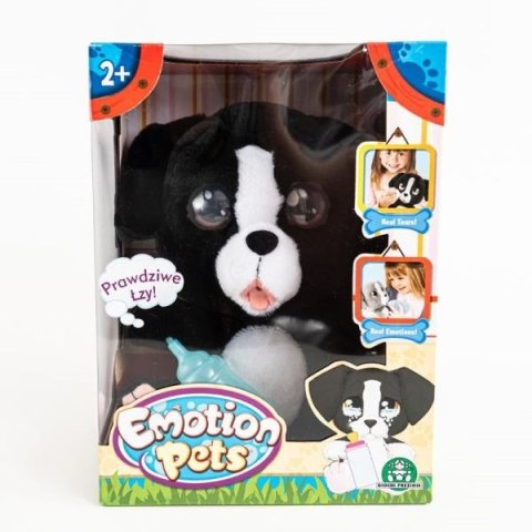 Maskotka Emotion Pets Piesek Czarny Dante