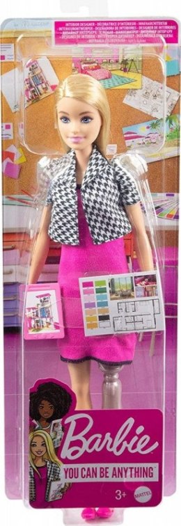 Lalka Barbie Kariera Projektantka wnętrz HCN12 Mattel