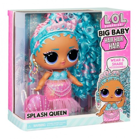 Lalka L.O.L. Surprise Big Baby Hair Hair Hair, Splash Queen Mga