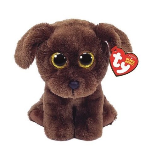 Maskotka Beanie Babies NUZZLE, 15 cm - brązowy pies Meteor